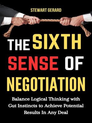 cover image of The Sixth Sense of Negotiation
